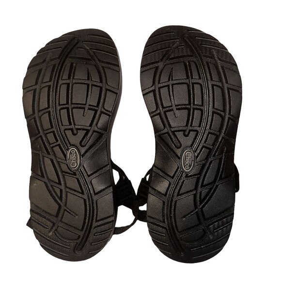 New Open Chaco Womens ZX2 Classic Sandals 6 Black Adjustable Strap - Picture 9 of 10